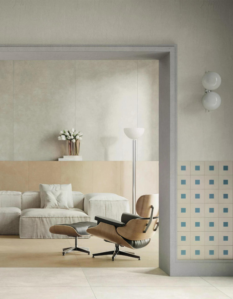 designový keramický obklad obývací pokoj
